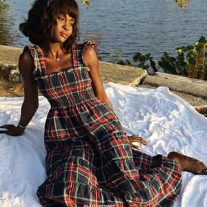 Hill House Home Navy Tartan Ellie Nap Dress Dress XS